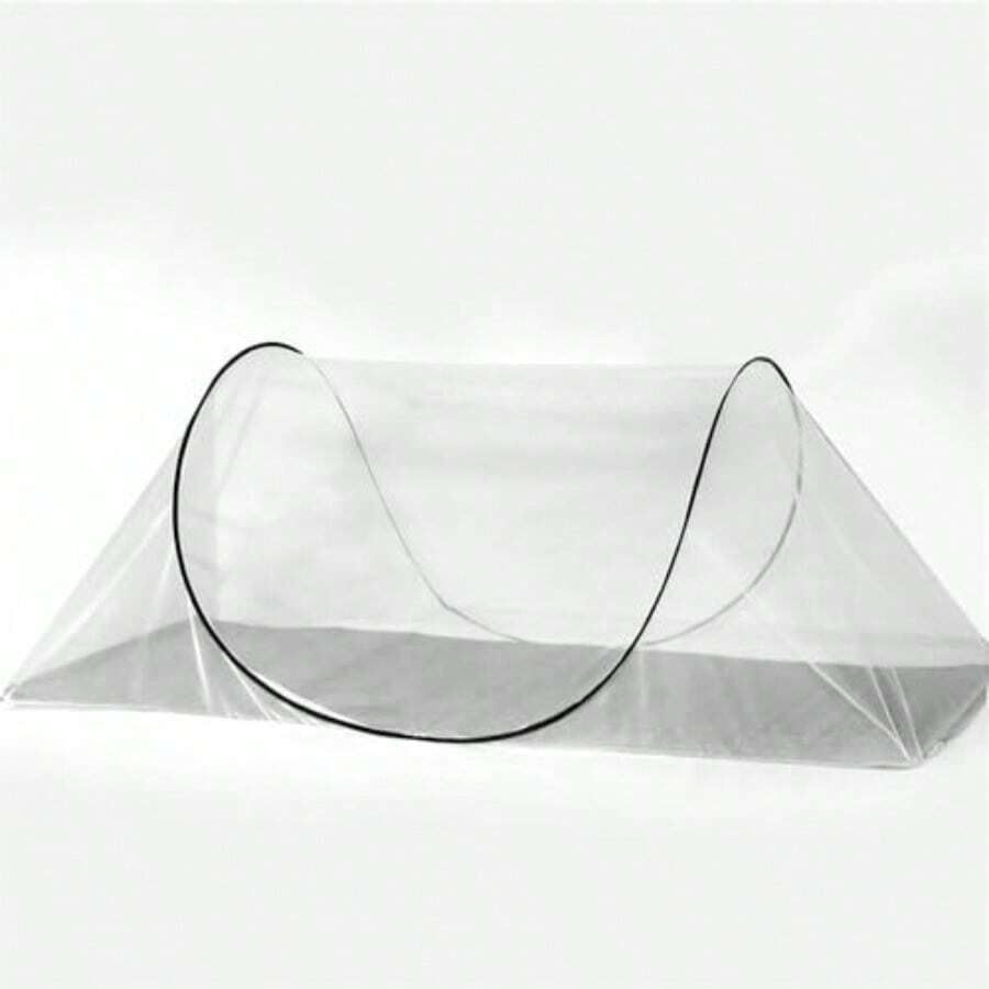GDSCSKKS Foldable Portable Camping Tent Ultralight Pop-Up Mosquito Net Family Mosquito Net Bed Easy And Quick Installation - Xanh trong suốt - Xem 1