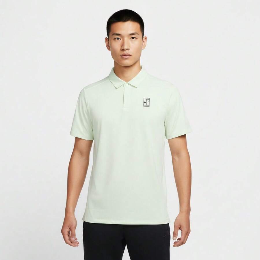 Nike Men's AS M NKCT DF ADVTG POLOPOLO Knit Collared Short Sleeve Polo Shirt TFZ6908-709 - Green - View 1