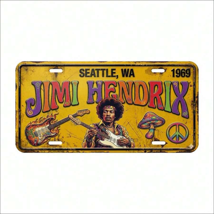 Decorative MDF Plaque 30x15cm American Car Plate Style - Rock And Pop Culture Retro Vintage - 美國-53 - 查看 1