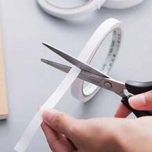 1片黑色皮革修补贴，高粘性孔洞填充胶带 - 白色 - 查看 3