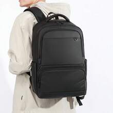 Mochila de nailon para hombres | Bolsa para portátil de gran capacidad y antirrobo, adecuada para negocios/viajes/escuela | Regalo de vuelta a clases - Multicolor - Ver 10