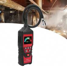 HT601A Portable LED Combustible Flammable Gas Detector Gas Leakage Tester Analyzer - Rojo - Ver 6