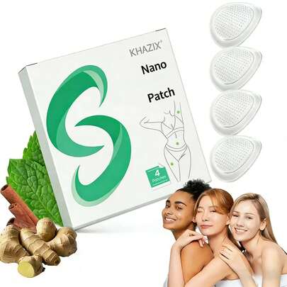 4 Stücke/Set Nano Körperpflege Patches, entwickelt für gründliche Reinigung, hinterlässt keine Rückstände, wasser- und schweißbeständig, geeignet für alle Hauttypen