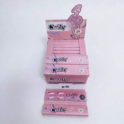 24 Volumes Per Large Box, Civlly's New Style Of Ladies' Natural-Color Booklet (32 Pages Each), Made Of Natural Wood Pulp And Crafted By Hand. Dimensions: 11.2 Cm In Length, 12.5 Cm In Width, And 5.8 Cm In Height. Exquisitely Packaged And Stylishly Designed, It Is Convenient To Carry And Makes A Great Gift For New Year, Valentine's Day, Christmas, And Thanksgiving.