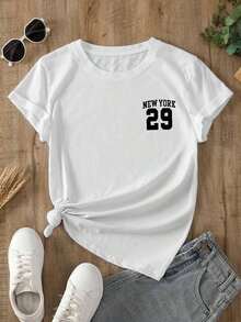 Women T-Shirts - White - YH1450 - View 4