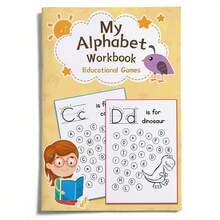 ABC Tracing & Writing Book – Uppercase/Lowercase Letter Practice, Stroke Guides And Repeating Writing Lines, Builds Letter Recognition And Early Literacy Skills - Alphabet Workbook - View 21