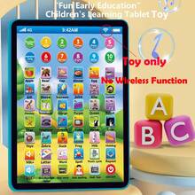 儿童互动学习平板电脑/平板玩具，包含单词、数字、字母、音乐和英语，适合学龄前男孩女孩作为电子教育玩具。 - 彩色 - 查看 8