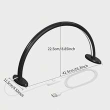 1pc LED Desk Lamp, Crescent-Shaped, USB Powered, 3-Color Dimmable, Convenient Portable, Suitable For Manicure, Eyelash Extension, Tattoo Lighting, Fashion Design, Manicure Lighting, Modern Desk Lamp Gift - Nhiều màu - Xem 13