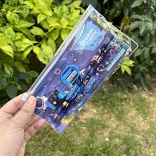 4pcs Cute Animal Theme Stationery Set - 8 Pencils, 4 Erasers, 4 Pencil Sharpeners And 4 Rulers - Graduation Ceremony Small Gifts - Interesting Design School Supplies - Sturdy Plastic Box - Back To School Gift - Aesthetic Stationery - 2025 School Supplies - Children Stationery Gift Set - Multicolor - View 4