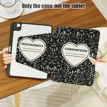 Heart 1pc PU Leather Case With Stand, Pen Slot, 720 Degree Rotating Holder, Auto Sleep/Wake Function, Compatible With Honor Pad 8/9/10, Honor GT 11.5inch/X7/X8A/X9/X8Pro/X9Pro/V9/V8 Pro, Matepad 11 Inch 2023/2022, Matepad 11.5 (2026), Redmi, OPPO, VIVO, Apple IPad 10th Generation/IPad 11 2025 (A16), And More - Multicolor - View 5