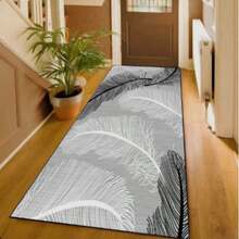 1pc Modern Rectangular Rug, Non-Slip, Machine Washable Runner Mat, Suitable For Hallway, Living Room, Bedroom, Sunroom, Hardwood Floor, Home Decor - Multicolor - View 3