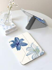 Blue Hawaii Dual-Sided Acrylic Crystal Protective Case Suitable For 11/ 10/ 9/ Air 7th 11-Inch/ Air 5th/Kindle Paperwhite 11th/Kindle Paperwhite 12th Gen 2024, Compatible With Samsung Galaxy Tab A9, 3+Y Anti-Bending, Reinforced Silicone Corners, Auto Wake/Sleep Function, Ideal For Holiday Gifts - 彩色 - 查看 2