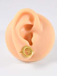 一对不锈钢可拆卸尖头耳洞耳塞螺丝金银色尖头扩耳器耳洞穿刺饰品 8MM-25MM - 如圖 - 查看 7