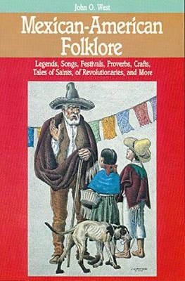 Libro de bolsillo de Folclore mexicano-estadounidense (usado) de John O West