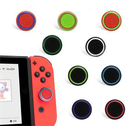 2Pcs/Set Silicone Joystick Caps, Gaming Accessories - Joystick Caps, Compatible With PS4/PlayStation5/Switch Pro Controller, PlayStation Controller Joystick Caps, FPS Enhancing, Controller High Performance Joystick Caps