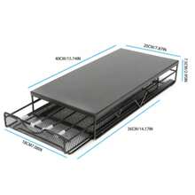 Coffee Capsule Storage Racks - Black - View 2