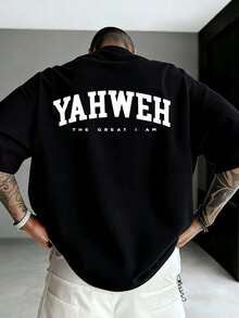 Men T-Shirts - 黑色 - 查看 3