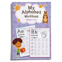 ABC Tracing & Writing Book – Uppercase/Lowercase Letter Practice, Stroke Guides And Repeating Writing Lines, Builds Letter Recognition And Early Literacy Skills - Alphabet Workbook - View 26