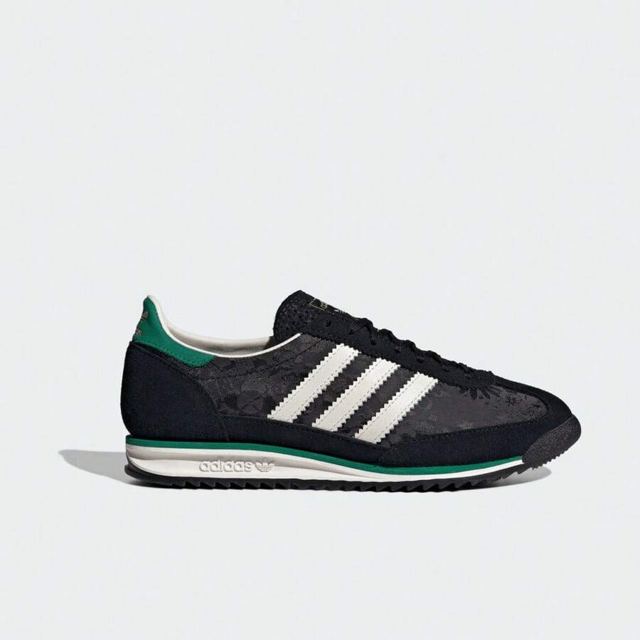 Adidas Originals Unisex SL 72 OG W Casual Low-Top Sneakers IH1870 - Black and White - View 1