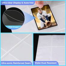 20 Pack 9 Pocket Trading Card Pages 360 Double Sided Sleeves Clear Plastic Photo Pages For 3 Ring Binder Sport Game Business Cards - 1 - View 6