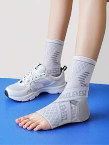 Unisex Sports Ankle Support Compression Sleeve - Multicolor - View 10
