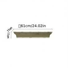 Vintage Wall Shelf, French Style Wall Mounted Floating Shelf, Home Decor White Wall Storage Rack - Distressed Color - View 3