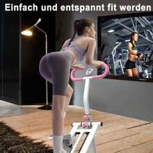 Stair Stepper With Adjustable Resistance For Home Upgrade Training Equipment Ideal For Home Gym Apartment And Office - Pink - View 3