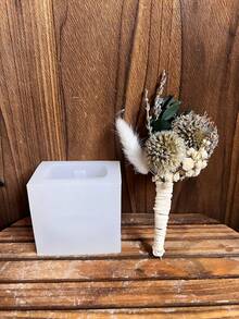 Valentine's Day Warm Love House Incense Burner Silicone Mold DIY Home Theme Scented Candle Gypsum Resin Handmade Soap Mold Handmade Gifts - White - View 9