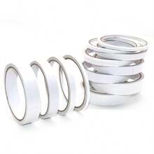 1片黑色皮革修补贴，高粘性孔洞填充胶带 - 白色 - 查看 4