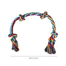 Durable Dog Leash Toy, Indestructible Dog Chew Toy For Aggressive Chewers, Tough Puppy Teething Toy, Boredom Buster & Dental Cleaning Tug Of War Dog Toy, Suitable For Small To Large Dogs - Multicolor - View 38