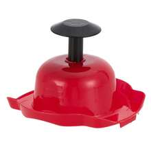 LIVINGANDHOME Multi-Functional Kitchen Vegetable Chopper With Collecting Container,Vegetable Slicer,Kitchen Vegetable Slicer Dicer Cutter,Food Chopper For Onion,Potato - Red - View 10