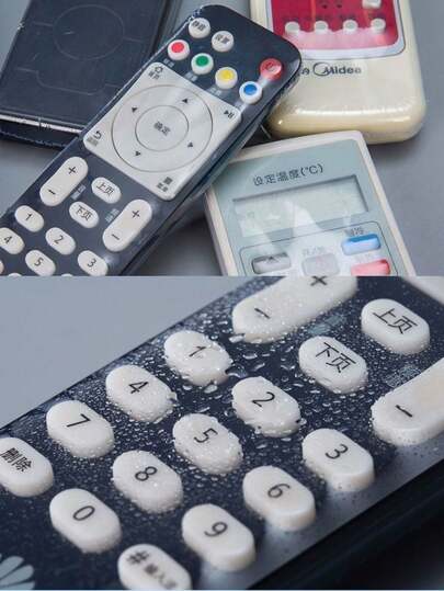 50pcs Remote Control Dust Covers, Remote Control Dust Covers, Remote Control Protective Cases, Remote Control Dust Bags, Remote Control Dust Outer Layers, Remote Control Dust Sleeves. (For Use With A Hair Dryer.)