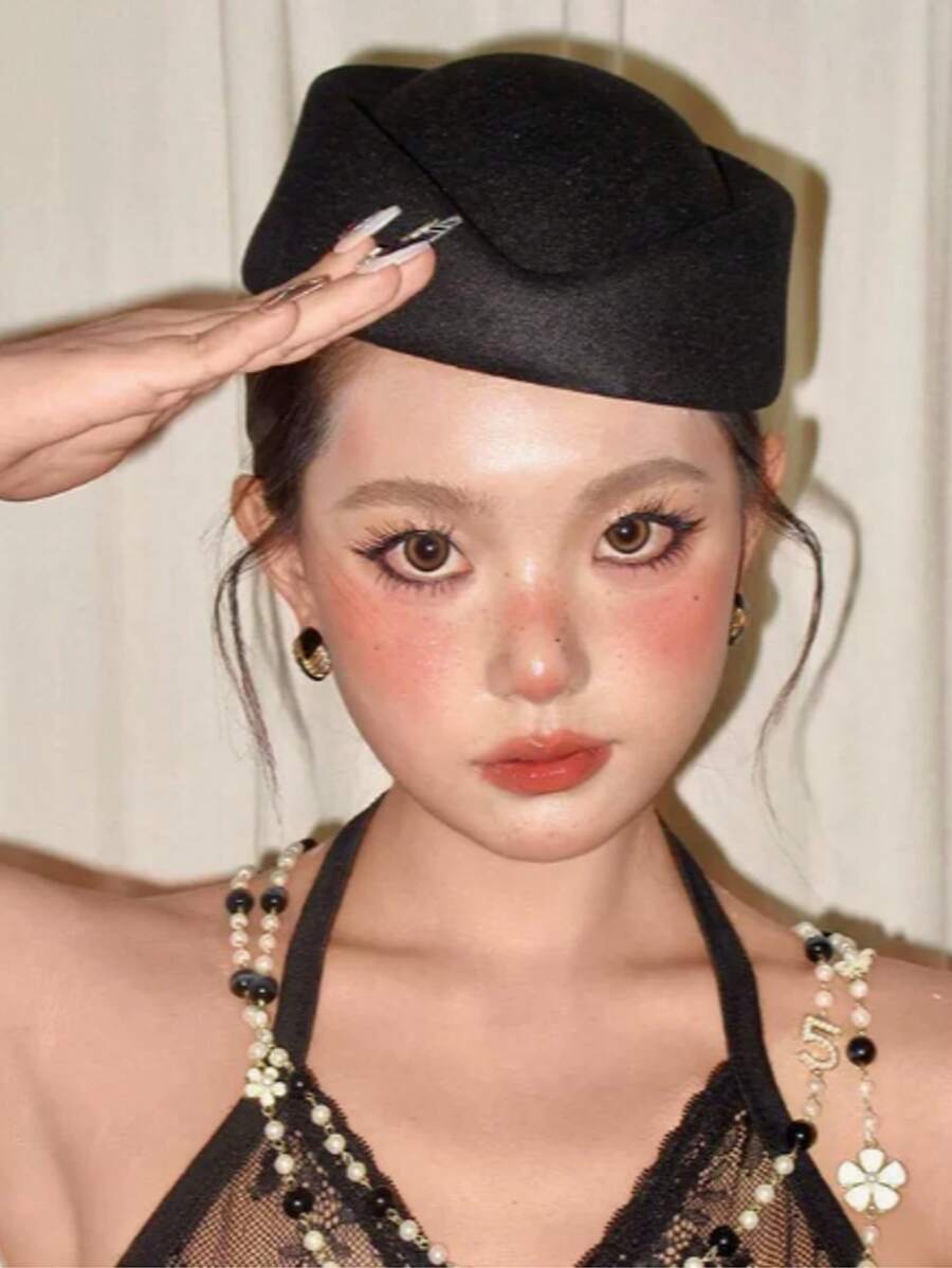 1 chiếc mũ beret mini giả nỉ dành cho nữ: Mũ beret kiểu cổ điển thanh lịch, lý tưởng cho đám cưới, lễ cưới, tiệc trà nhà thờ, tiệc cocktail, mũ hộp, mũ đội mùa đông, mùa hè, bãi biển, kỳ nghỉ, du lịch.