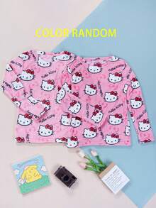 Licensed Sanrio Pajama Set Ladies Winter Cute Hello Kitty Plush Thickened Thermal Flannel 2025 New Pajama Pair Set - Pink - View 2