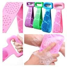 Silicone Massage Sponge Kit, Bath Brush, Full Body Wash, Exfoliating Loofah - Multicolor - View 8
