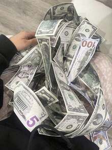 300pc Props Coins, Realistic $20 Replica, Suitable For Movie Video Shooting, Board Games, Magic, Birthday Wedding Party Decoration Atmosphere, Party Game Event Props, Ideal Gift For Halloween, Christmas, Thanksgiving Holidays - 彩色 - 查看 7
