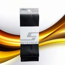 DIY Steering Wheel Cover For Hand Sewing C940 - Faux Leather With Embossed Texture And Sporty Stitching - Kit With A - 彩色 - 查看 3
