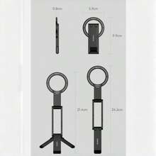 Multifunctional Magnetic Phone Holder: Foldable Tripod Suitable For Travel, Vlogging And Desktop Use - Multicolor - View 8