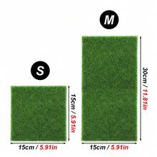 1 pieza Estera de césped artificial recortable, adecuada para terrarios de reptiles, estera de musgo artificial para cajas de escalada, sustrato para recintos de reptiles, decoración para lagartos, geckos, serpientes, etc. para todas las estaciones - Multicolor - Ver 3