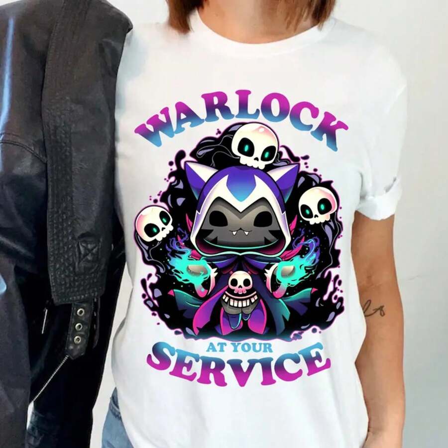 Camiseta de Clase , Camiseta DM, Ropa D&D, Camiseta de Clase de Personaje D y D, Regalo , , Camiseta RPG, Camiseta de Dados , Camiseta Rogue - Blanco y negro(no personalizable) - Ver 1
