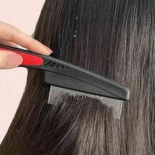 1pc Deep Cleaning Hairbrush For Scalp, Compact Teeth Dandruff Remover, Long Handle Grooming Brush - 彩色 - 查看 4