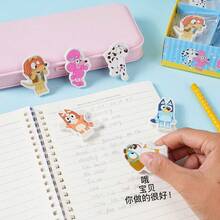 6pcs/Set New Cute Buri Erasers, Stationery Pencil Erasers, High-Value Prizes, Suitable For New Year, Valentine's Day, Easter Gifts [Random Style] - Multicolor - View 2