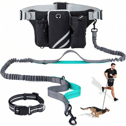 Questo guinzaglio retrattile per cani, con elastico, cintura regolabile e cuciture riflettenti, è ideale per diverse attività all'aperto come corsa, camminata, escursionismo, jogging e ciclismo. Progettato specificamente per i proprietari di cani, offre un utilizzo a mani libere grazie alla cintura regolabile e a una fascia elastica resistente e di alta qualità. È incluso anche un guinzaglio separato per runner ed escursionisti che desiderano utilizzare il proprio cane mentre lo indossa.