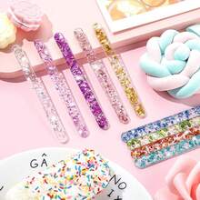 10/20pcs Reusable Acrylic Colored/Transparent Ice Pop Sticks, Reusable Ice Cream/Popsicle Mold Sticks, Suitable For DIY Ice Pops, Cakes, Candies, Crafts, Summer Cooling Tools, Home, Outdoor, Store, School, Restaurant, Kitchen Accessories - Multicolor - View 7