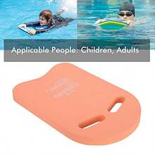 ASDF-Tabla de Natación Tabla de Flotador de EVA Ligera en Forma de U de Dos Agarres Tabla Flotante de Ayuda para Adultos Niños Entrenamiento en la Piscina naranja - Naranja - Ver 7