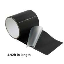 Multi-Purpose Waterproof Patch Tape - 60" Long, 2" Or 4" Wide. Instantly Repair Leaks In Pipes, Buckets, Tents, Umbrellas. Strong Adhesive, Black & White. - Multicolor - View 1