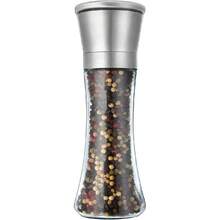 Easy To Use Stainless Steel And Glass Manual Pepper Grinder - Refillable Salt And Pepper Mill, Easily Adjustable Grind Size, Powered-Free Kitchen Tool - Multicolor - View 9