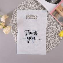 100 Thank You Gift Bags - Durable And Reusable, With Strong Handles, Suitable For Corporate And Holiday Gifts, Event Expressions, Thanksgiving Giveaways, Elegant Packaging, Black Cursive Font And Fashionable Handwritten Design - 彩色 - 查看 5