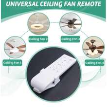 Replacement Kit For Ceiling Fan Remote Control - Zwart & wit - Bekijken 3
