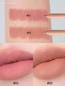 Clio 1.45g/0.05oz Velvet Lip Liner 02, Silky Velvet Matte Texture, Long-Lasting Lip Liner, Precise Application, Creates Fuller Lip Shape, All-Day Wear Korean Makeup|K-Beauty - 02 - 查看 2